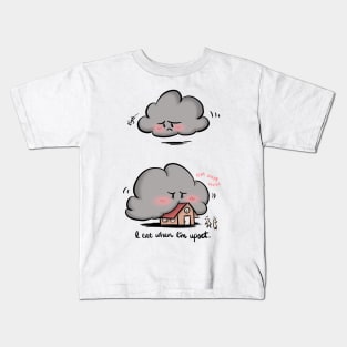 Raincloud moods 003 Kids T-Shirt